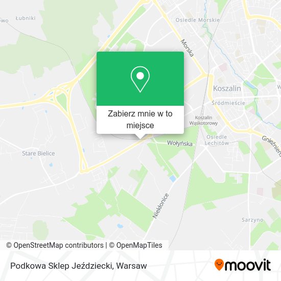 Mapa Podkowa Sklep Jeździecki