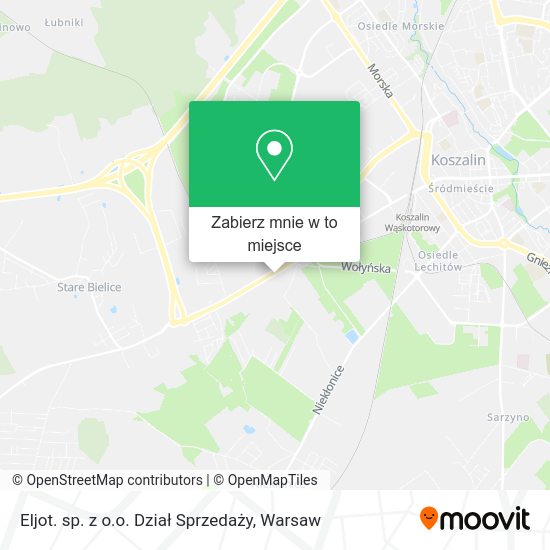 Mapa Eljot. sp. z o.o. Dział Sprzedaży