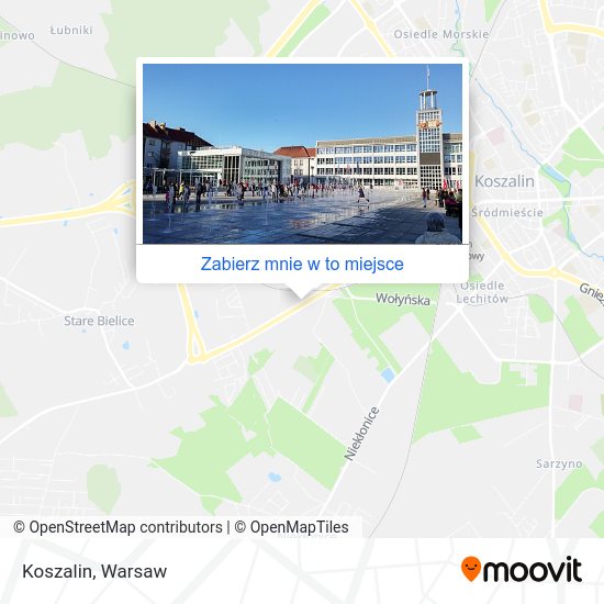 Mapa Koszalin