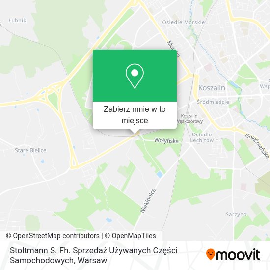 Mapa Stoltmann S. Fh. Sprzedaż Używanych Części Samochodowych