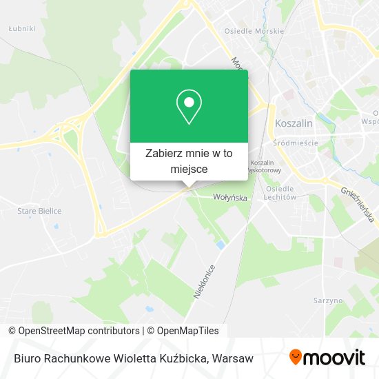 Mapa Biuro Rachunkowe Wioletta Kuźbicka