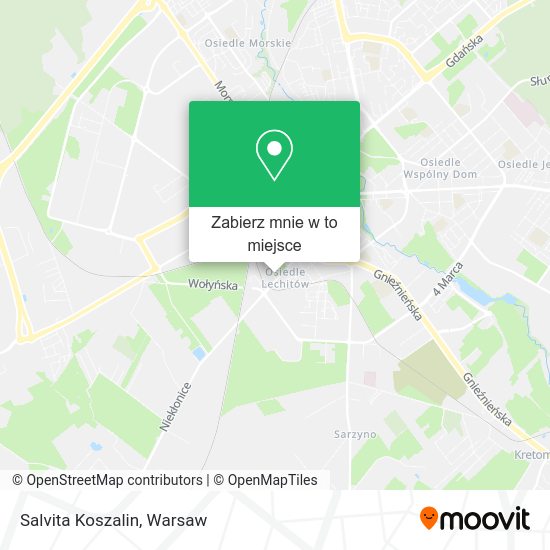 Mapa Salvita Koszalin