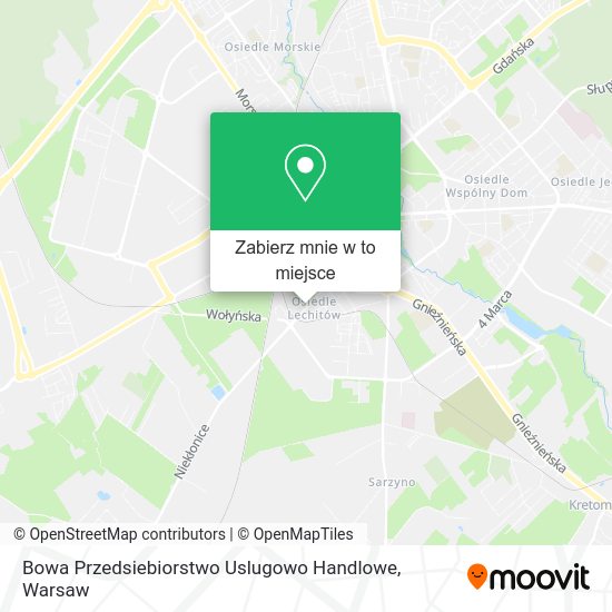 Mapa Bowa Przedsiebiorstwo Uslugowo Handlowe