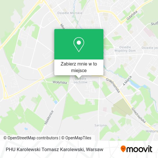 Mapa PHU Karolewski Tomasz Karolewski