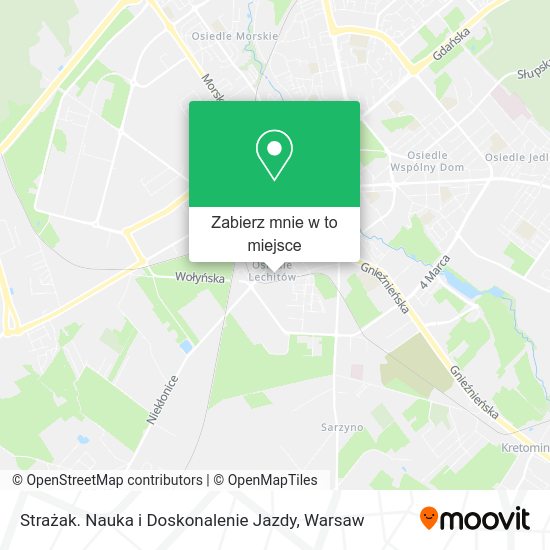 Mapa Strażak. Nauka i Doskonalenie Jazdy