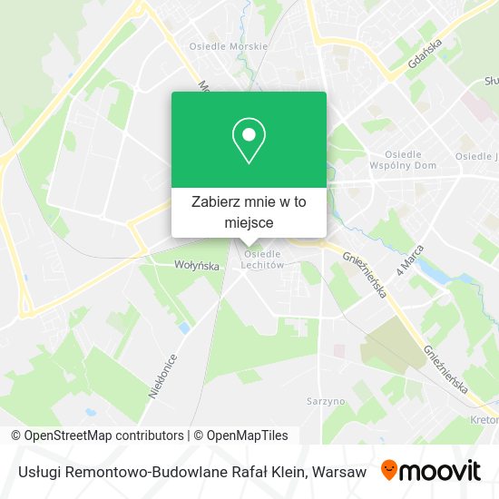 Mapa Usługi Remontowo-Budowlane Rafał Klein