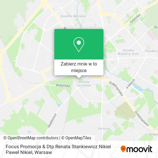 Mapa Focus Promocja & Dtp Renata Stankiewicz Nikiel Paweł Nikiel