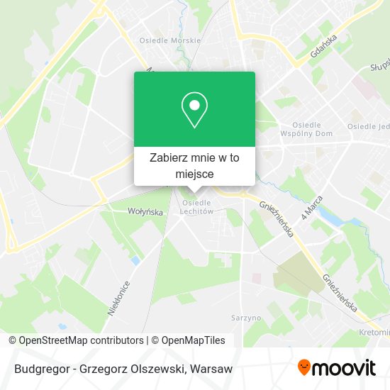 Mapa Budgregor - Grzegorz Olszewski