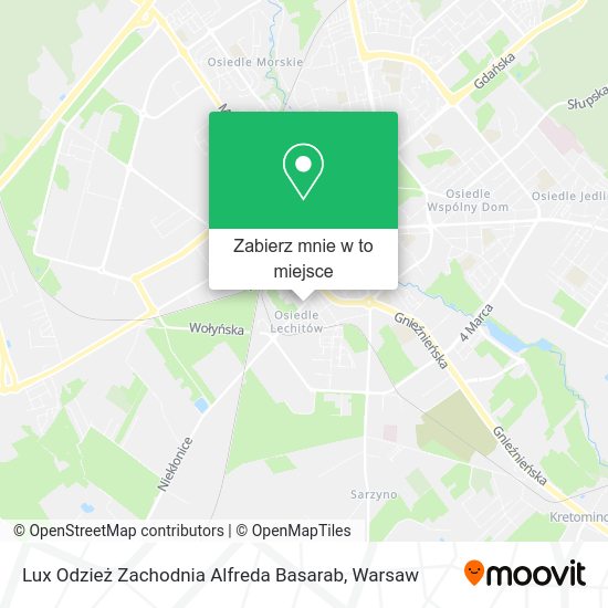 Mapa Lux Odzież Zachodnia Alfreda Basarab