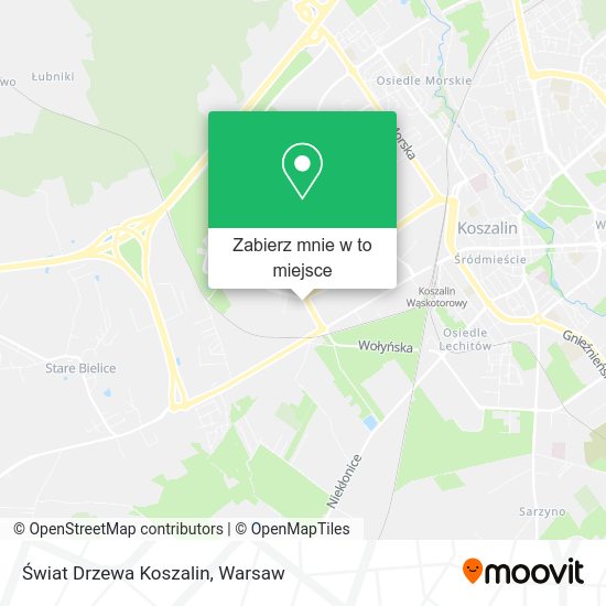 Mapa Świat Drzewa Koszalin