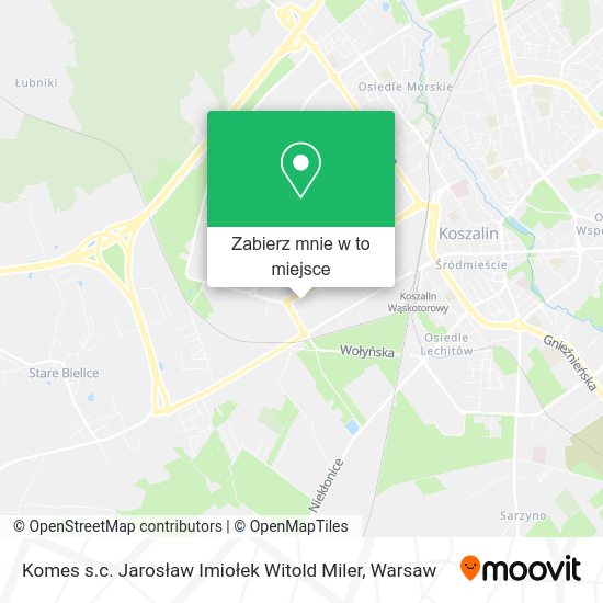 Mapa Komes s.c. Jarosław Imiołek Witold Miler