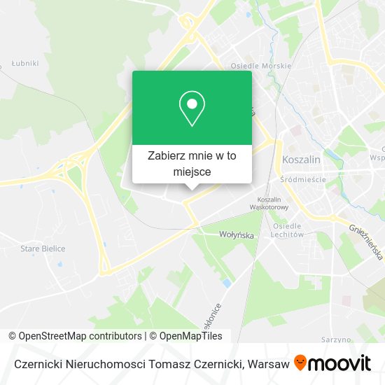 Mapa Czernicki Nieruchomosci Tomasz Czernicki