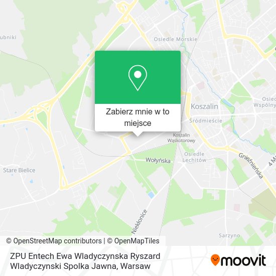 Mapa ZPU Entech Ewa Wladyczynska Ryszard Wladyczynski Spolka Jawna