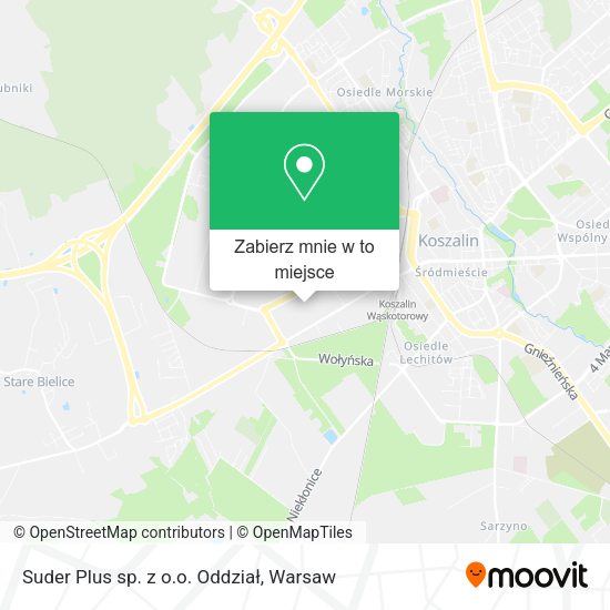 Mapa Suder Plus sp. z o.o. Oddział