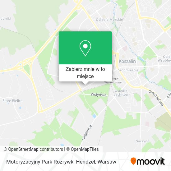 Mapa Motoryzacyjny Park Rozrywki Hendzel