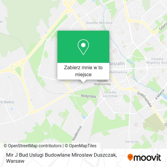 Mapa Mir J Bud Uslugi Budowlane Miroslaw Duszczak