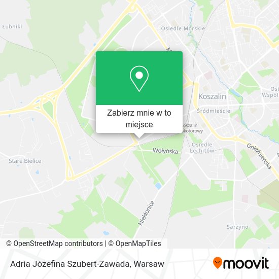 Mapa Adria Józefina Szubert-Zawada