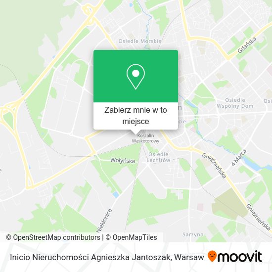 Mapa Inicio Nieruchomości Agnieszka Jantoszak