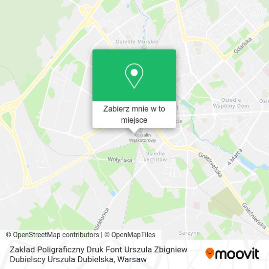 Mapa Zakład Poligraficzny Druk Font Urszula Zbigniew Dubielscy Urszula Dubielska