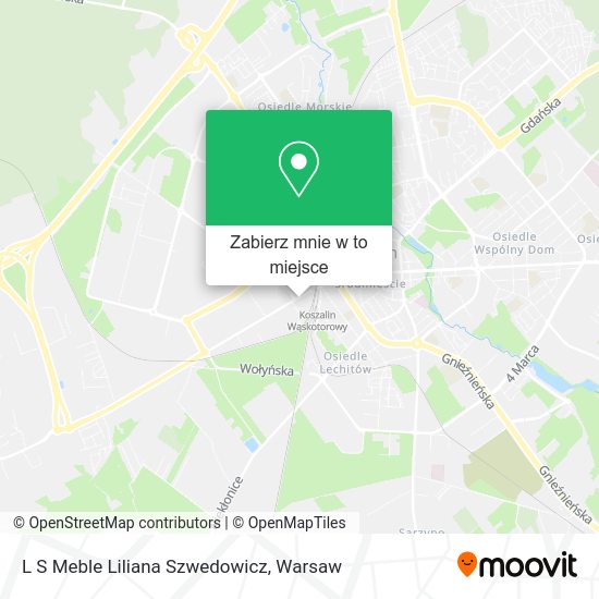 Mapa L S Meble Liliana Szwedowicz