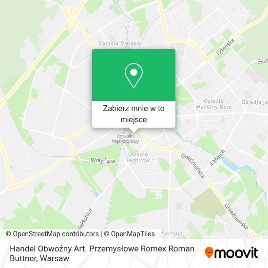 Mapa Handel Obwoźny Art. Przemysłowe Romex Roman Buttner