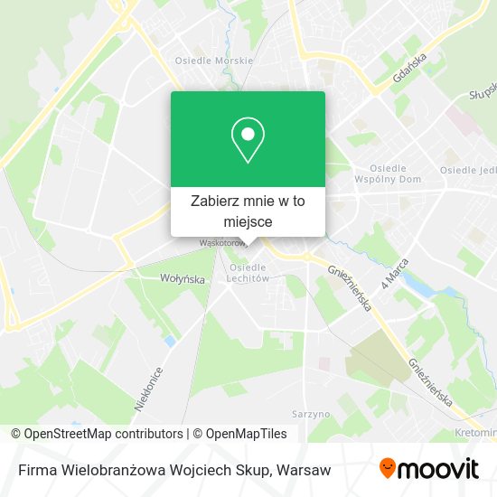 Mapa Firma Wielobranżowa Wojciech Skup