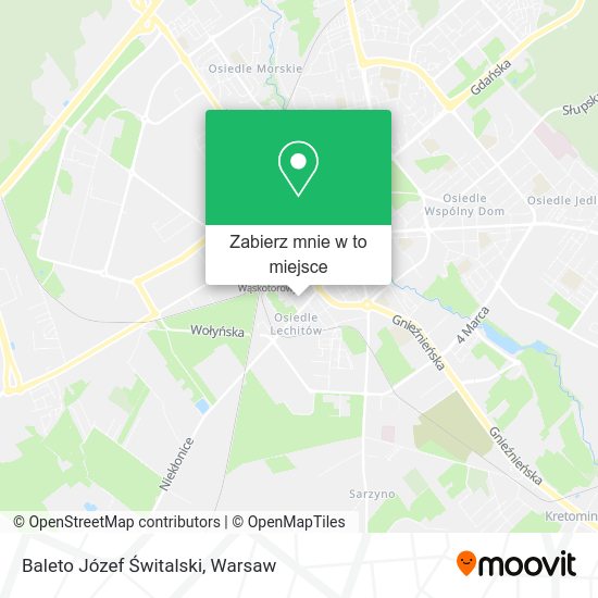 Mapa Baleto Józef Świtalski