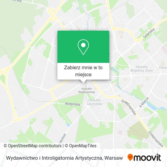 Mapa Wydawnictwo i Introligatornia Artystyczna