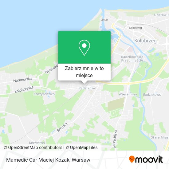 Mapa Mamedic Car Maciej Kozak