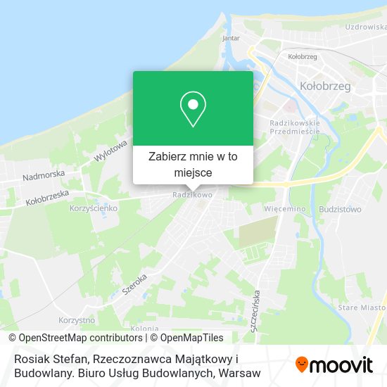 Mapa Rosiak Stefan, Rzeczoznawca Majątkowy i Budowlany. Biuro Usług Budowlanych