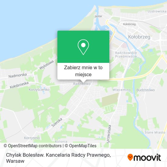 Mapa Chylak Bolesław. Kancelaria Radcy Prawnego