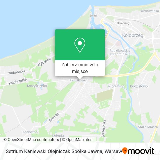 Mapa Setrium Kaniewski Olejniczak Spółka Jawna