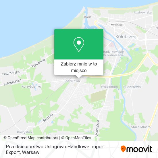 Mapa Przedsiebiorstwo Uslugowo Handlowe Import Export