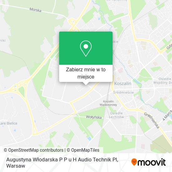 Mapa Augustyna Włodarska P P u H Audio Technik Pl