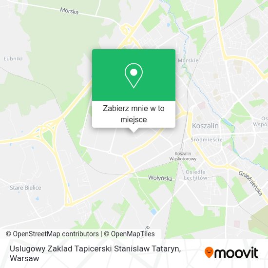 Mapa Uslugowy Zaklad Tapicerski Stanislaw Tataryn