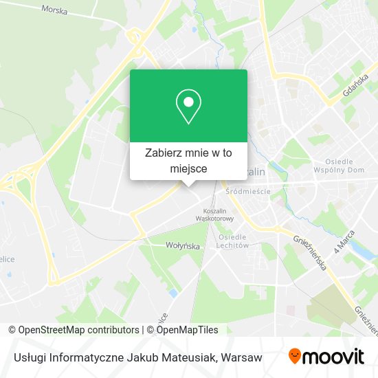 Mapa Usługi Informatyczne Jakub Mateusiak