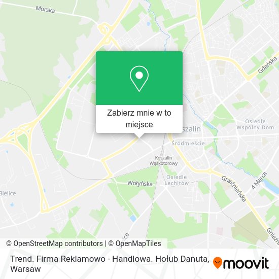 Mapa Trend. Firma Reklamowo - Handlowa. Hołub Danuta