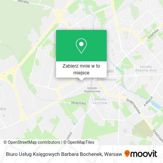 Mapa Biuro Usług Księgowych Barbara Bochenek