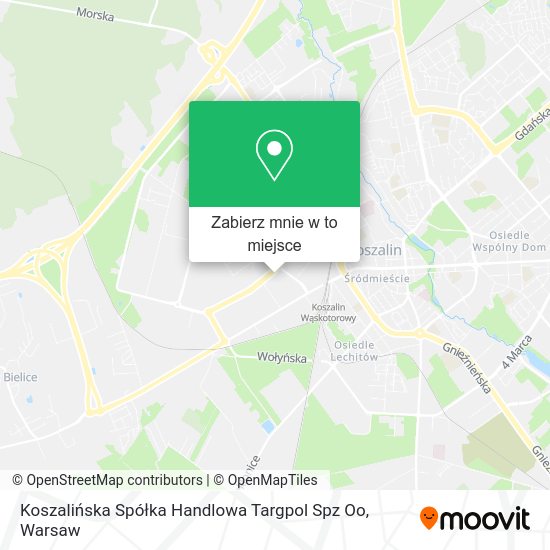 Mapa Koszalińska Spółka Handlowa Targpol Spz Oo