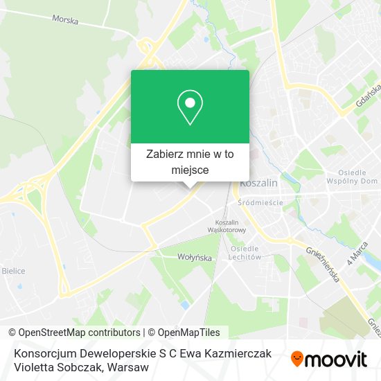 Mapa Konsorcjum Deweloperskie S C Ewa Kazmierczak Violetta Sobczak