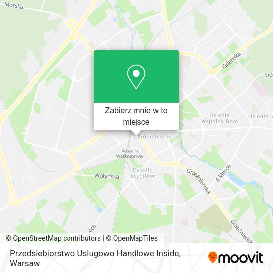 Mapa Przedsiebiorstwo Uslugowo Handlowe Inside