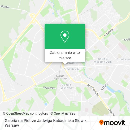 Mapa Galeria na Pietrze Jadwiga Kabacinska Slowik