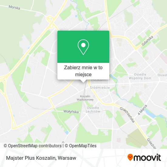 Mapa Majster Plus Koszalin