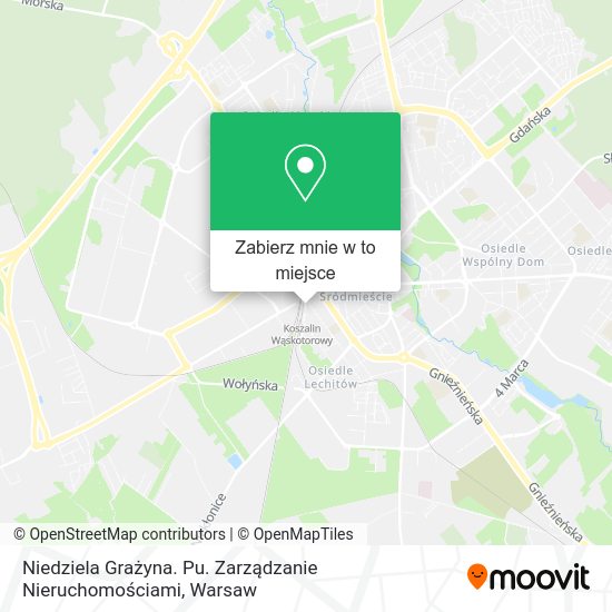 Mapa Niedziela Grażyna. Pu. Zarządzanie Nieruchomościami