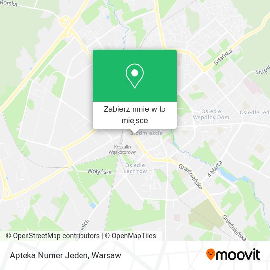 Mapa Apteka Numer Jeden