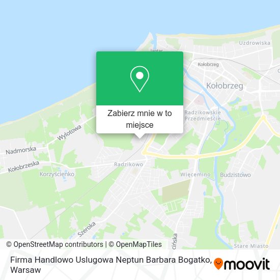 Mapa Firma Handlowo Uslugowa Neptun Barbara Bogatko