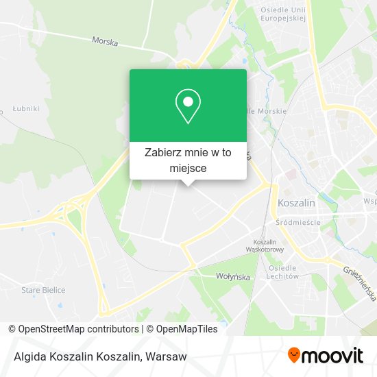 Mapa Algida Koszalin Koszalin