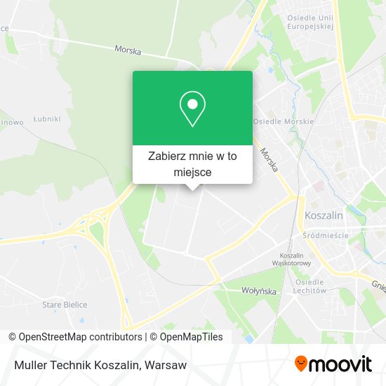 Mapa Muller Technik Koszalin