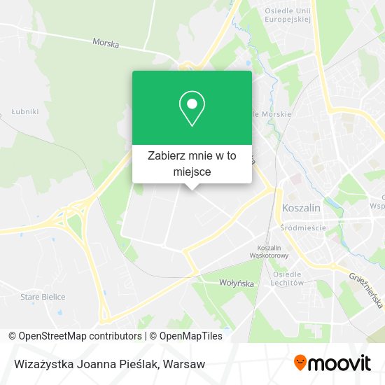 Mapa Wizażystka Joanna Pieślak