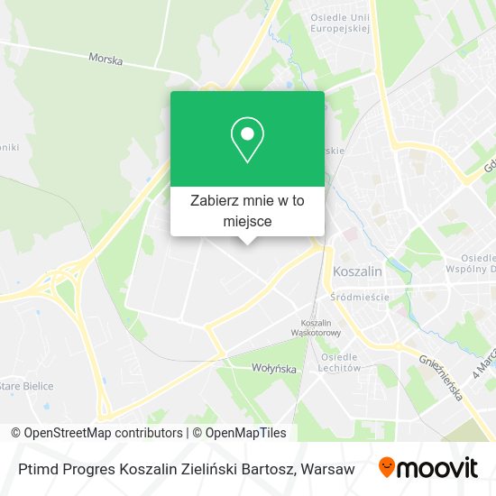 Mapa Ptimd Progres Koszalin Zieliński Bartosz